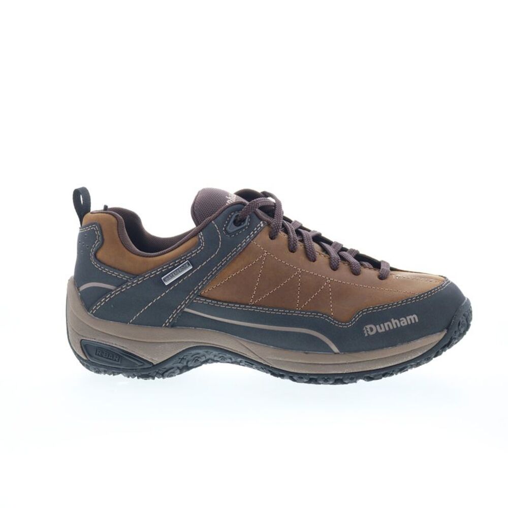 Dunham Mens Cloud Plus Waterproof Lace Up Trekker Brown Shoes (NWT)